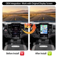 Interface CarPlay sans fil Android Auto pour Dodge Ram Hellcat 2023-2025, navigation Android Auto, Mirror Link, Airplay