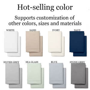 Fabrika Fiyatı Poli/Pamuklu Kraliçe Boy Yatak Örtüleri Beyaz Pamuk 200TC-600TC Perkal Lastikli Çarşaf Otel Hastane Ev İçin - Product Image 4