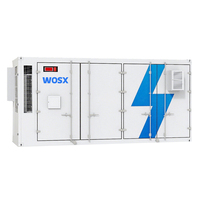 Système de stockage d'énergie industriel et commercial de 2 MWh 1 MW en conteneur de 20 pieds, connecté au réseau, batterie solaire LiFePO4 à refroidissement liquide, 8000 cycles