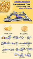 Baiyu fabrieklijn voor verse aardappelchips, inclusief apparatuur voor het blancheren, dehydrateren, frituren en smaakgeven van pittige aardappelchips.