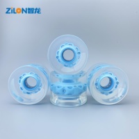 Patins à roulettes silencieux professionnels avec roues LED à changement de couleur, coque en PU hautement élastique, imperméables, respirants et durables