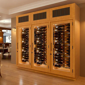 Armoire de <span class=keywords><strong>bar</strong></span> à <span class=keywords><strong>vin</strong></span> en acier inoxydable 304 anti-déformation intégrée en usine armoire à liqueur de couleurs froides pour salon Villa hôtel - Product Image 2