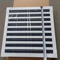 Grilles d'aération linéaires à fentes en aluminium pour système de climatisation HVAC à 2 fentes
