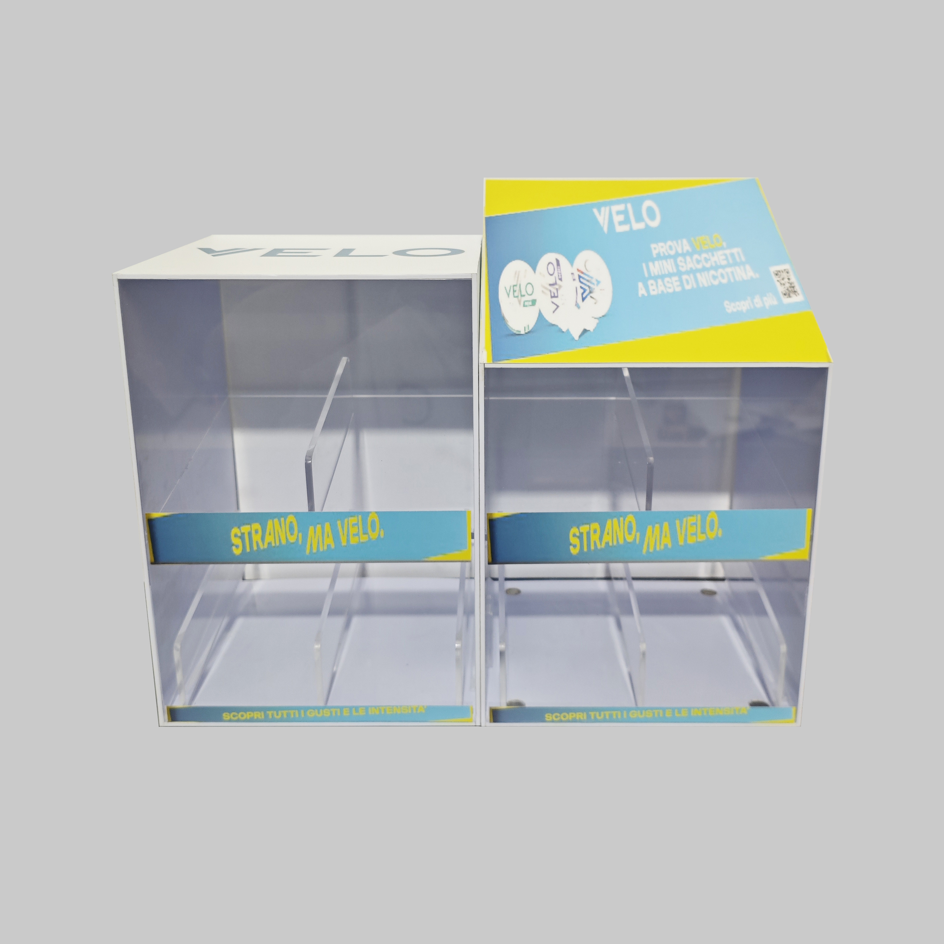 Apache AP86H Stackable Acrylic Display Stand & Storage Box with Magnets for Coolers — view 6