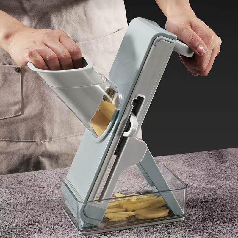 Keuken Gadgets Veilig Slice Mandoline Snijmachine Keuken Plastic Multi-Slicer Groentesnijder Mandoline Snijder