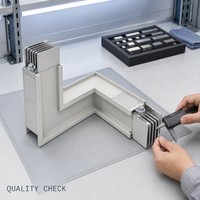 Système de chemin de câbles compact en aluminium fermé 1200A avec refroidissement par air IP54 et surveillance de tension à distance
