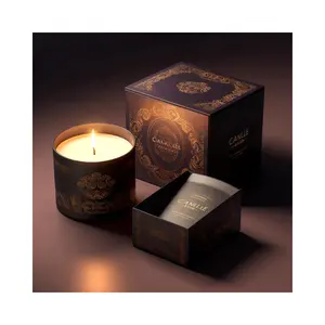 Direkt vom Hersteller rauchfreie Aroma therapie Kerze Glas packung Hand Geschenk Aroma therapie Geschenk box Verpackung Kreativität