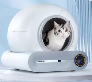 Caja de Arena Inteligente Automática para Gatos Tonepie, Tamaño Pequeño, Inodoro para Gatos de Plástico Ecológico - Product Image 4