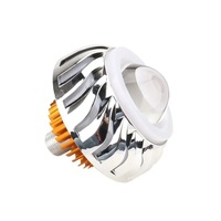 Double LED Angel Devil Eyes Phare de voiture Moto Projecteur Lentille High/Low Beam Strobe Spotlight DRL Halo Lamp Moto Headlight