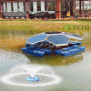 מאוורר מזרקה סולארי 500W-1800W מנוע בעל תפוקה גבוהה לשיקום אקולוגי של בריכות ואגמים, חמצון מים - Product Image 2