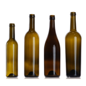 Factory Price <strong>175ml</strong> Glass <strong>Bottle</strong> Whisky Glass <strong>Bottle</strong> Empty <strong>Liquor</strong> <strong>Bottles</strong> for Sale Glass Olive - Product Image 2