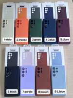 Étui de téléphone en silicone liquide d'origine pour Samsung S25 étui de téléphone en silicone liquide ultra doux au toucher pour Samsung S25 Ultra