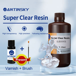 เรซิ่น Antinsky Super Clear สำหรับเครื่องพิมพ์ 3 มิติแบบ DLP LCD ความยาวคลื่น 405 นาโนเมตร น้ำหนัก 1 กิโลกรัม ความแม่นยำสูงและอัตราการหดตัวต่ำ - Product Image 2