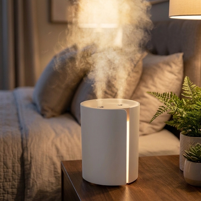Portable Nano USB Rechargeable Mini Face Humidifier Cool Mist Spray Moisturizing Humidifier With Night Light