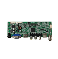 Monitor de placa de pantalla TFT de alta definición V56, controlador LVDS, Puerto tipo C, pantalla LCD pequeña alimentada por TCON de 32V, marca JX/ODM/OEM