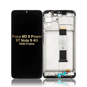Panel de Pantalla para Teléfono Móvil, Pantalla LCD para Xiaomi Note 2 9 Power Poco M3 X3 <span class=keywords><strong>X4</strong></span> <span class=keywords><strong>Pro</strong></span> <span class=keywords><strong>Pocophone</strong></span> F1 para Redmi 9T con Marco - Product Image 1