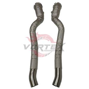 Colectores de Escape Largos de Acero Inoxidable Vortex 304 para Ferrari F12 6.3L V12 2012–2017 con Protector Térmico, Colector de Escape de Alto Rendimiento - Product Image 3
