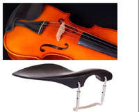 Mentonnière en bois dur de violon de prix de gros d'usine professionnelle avec le support standard