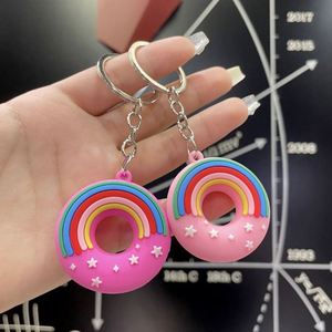 Porte-clés boussole créatif de Noël en PVC souple 3D, personnalisé, en gros, pour sac à dos d'étudiant, décoration suspendue - Product Image 2