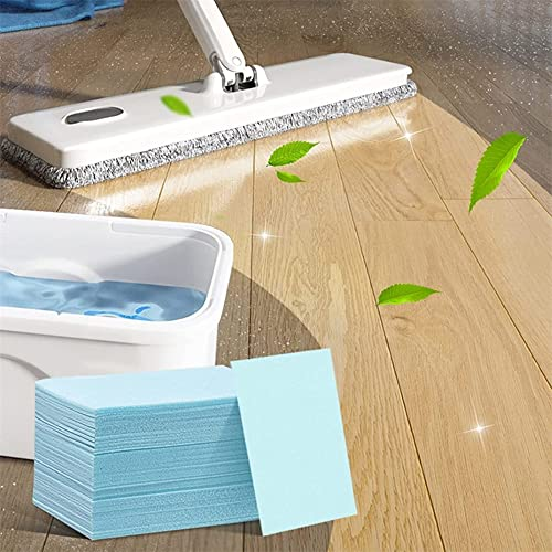 Custom FSC Plastic Free Household Floor Cleaner Tablets Portable Multi Effect Enzyme Mopping Floor Cleaning Sheet