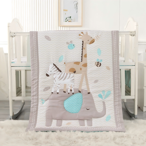 Juego <span class=keywords><strong>de</strong></span> Ropa <span class=keywords><strong>de</strong></span> Cama <span class=keywords><strong>para</strong></span> <span class=keywords><strong>Cuna</strong></span> <span class=keywords><strong>de</strong></span> Bebé <span class=keywords><strong>de</strong></span> 3 Piezas con Diseño <span class=keywords><strong>de</strong></span> <span class=keywords><strong>Elefante</strong></span>, Tamaño Estándar, <span class=keywords><strong>para</strong></span> Recién Nacidos y Bebés, con Edredón, Sábana Ajustable y Falda <span class=keywords><strong>de</strong></span> <span class=keywords><strong>Cuna</strong></span> - Product Image 1