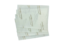 Matériel d'emballage en papier imprimé, biodégradable, gaufré, pour chaussures et vêtements, fabrication sur mesure pour usine.