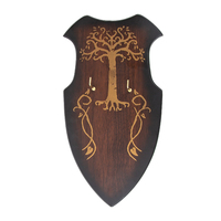 Épée de Chevalier Vintage à Poignée Croisée, Design Classique, Lame à Motif Gravé Damas, pour Collection, Cosplay, Décoration