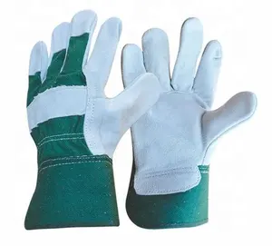 Koe Split Lederen Winter Veiligheid Manchet Werk Handschoen Beschermende Hand Handschoenen