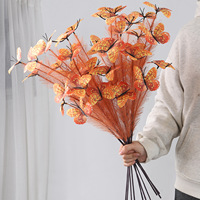 Branches de papillons artificiels pour simulation d'explosion, décoration de mariage, maison, bureau, fête, fleur pour vase