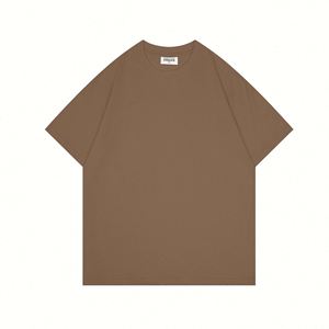 Camiseta de Algodón Puro con Logotipo Personalizado, Cuello Redondo Grande, Color Sólido, Estilo Casual, Diseño Personalizado de Alta Calidad - Product Image 4