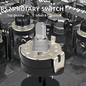 Soundwell RS25 High Quality <b>Rotary</b> Route <b>Switch</b> Premium Electronic Potentiometers - Product Image 2