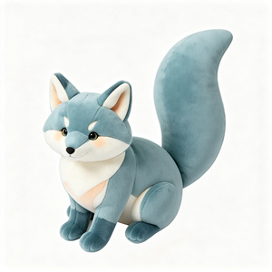 Coussin Renard Lumineux Personnalisé Lavable en Machine, Peluche Douce et Moelleuse pour Magasin de Maternité et Coffrets Cadeaux Nouveau-né - Product Image 1