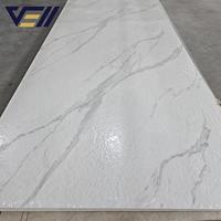 VELL Offre Spéciale Feuille de marbre UV Panneau de marbre pour décoration murale Feuille de marbre PVC