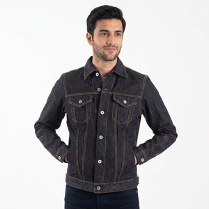 Men's Retro Vintage Slim-Fit 100% Cotton <b>Denim</b> Jacket Washed Outerwear <b>Coat</b> with Lapel for Autumn Streetwear Workwear Vestes - Product Image 1
