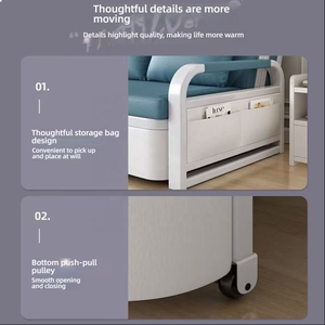 In Offerta <span class=keywords><strong>Divano</strong></span> <span class=keywords><strong>Letto</strong></span> Estraibile in Metallo a Doppio Uso per Appartamenti Moderni, Pieghevole e Multifunzionale per Soggiorno - Product Image 6