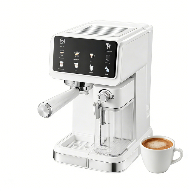 High Efficiency Home Coffee Appliance 20 Bar Pressure Automatic Milk Frothing Intelligent Espresso Coffee Machine