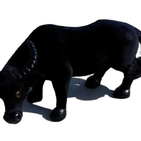Kunstmatige Knuffel Simulatie Levensgrote Nep Dier Buffalo Model Kinderspeelgoed <span class=keywords><strong>Koe</strong></span> Ambachten Home Decoratie