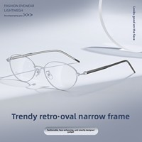 Montures de lunettes de luxe 6550 en alliage, ultra-élastiques, haute technologie, légères, durables, à monture complète