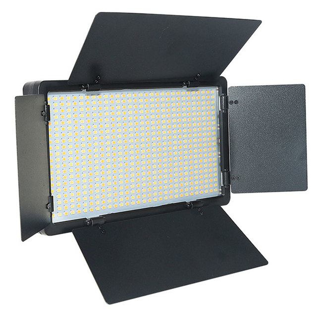 Hot Sale Pro LED 600 Photography Battery Powered Small Size 45W Bi Color Led Studio Video Camera Panel Light for Video Shooting