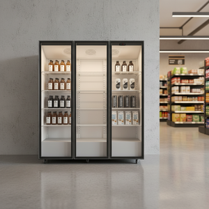 <span class=keywords><strong>ตู้</strong></span>แช่เนื้อแบบโชว์สินค้า ZD ขนาดใหญ่ 3 ประตู ไฟ LED <span class=keywords><strong>ชั้น</strong></span><span class=keywords><strong>วาง</strong></span>ปรับได้ - Product Image 2