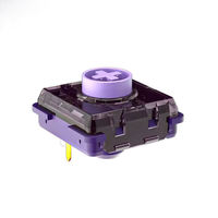 Interrupteur tactile silencieux Kailh Purple Glede, interrupteur à profil bas, à échange à chaud, clic fluide pour clavier mécanique de jeu personnalisé
