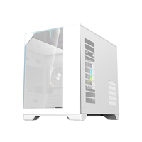 Boîtier de jeu Micro ATX personnalisé AntarcChill OEM, tour moyenne en verre trempé, trois côtés en verre trempé, boîtier PC ITX