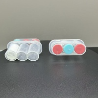 Boîte de rangement pour flacons en plastique transparent de 3 ml, 3 pièces, étui de voyage pour flacons Cillin, support pour petits flacons adapté à un usage médical