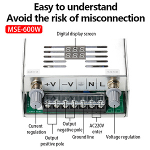 Mzmw 600W/1000W/1500W có thể điều chỉnh chuyển đổi cung cấp điện hiển thị kỹ thuật số AC DC CC/CV phòng thí nghiệm công nghiệp SMPS Điện áp ổn định CE OEM - Product Image 2