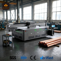 Imprimante à plat UV automatique multicolore à économie d'énergie 2513, facile à utiliser, machine de fabrication de cartes