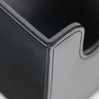 Boîte de rangement en cuir pour cartes de jeu de société et cartes à collectionner