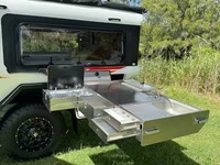 2025 nouveau camping-car remorque caravanes 1-3 personnes remorque de voyage avec salle de bain larme hors route camping-car