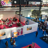 Toile de fond gonflable personnalisée, cabine photo gonflable portable, mur de photomaton LED gonflable 360 pour fête