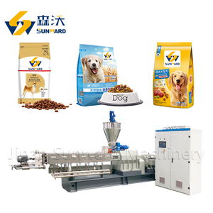 Extrudeuse d'aliments pour animaux Machines de fabrication d'aliments pour chiens/chats Ligne de production d'aliments pour animaux de compagnie en Chine - Product Image 1