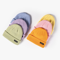 Bonnet tricoté unisexe confortable et doux, couleur unie, haute élasticité, idéal pour l'extérieur et la conduite, pour homme et femme